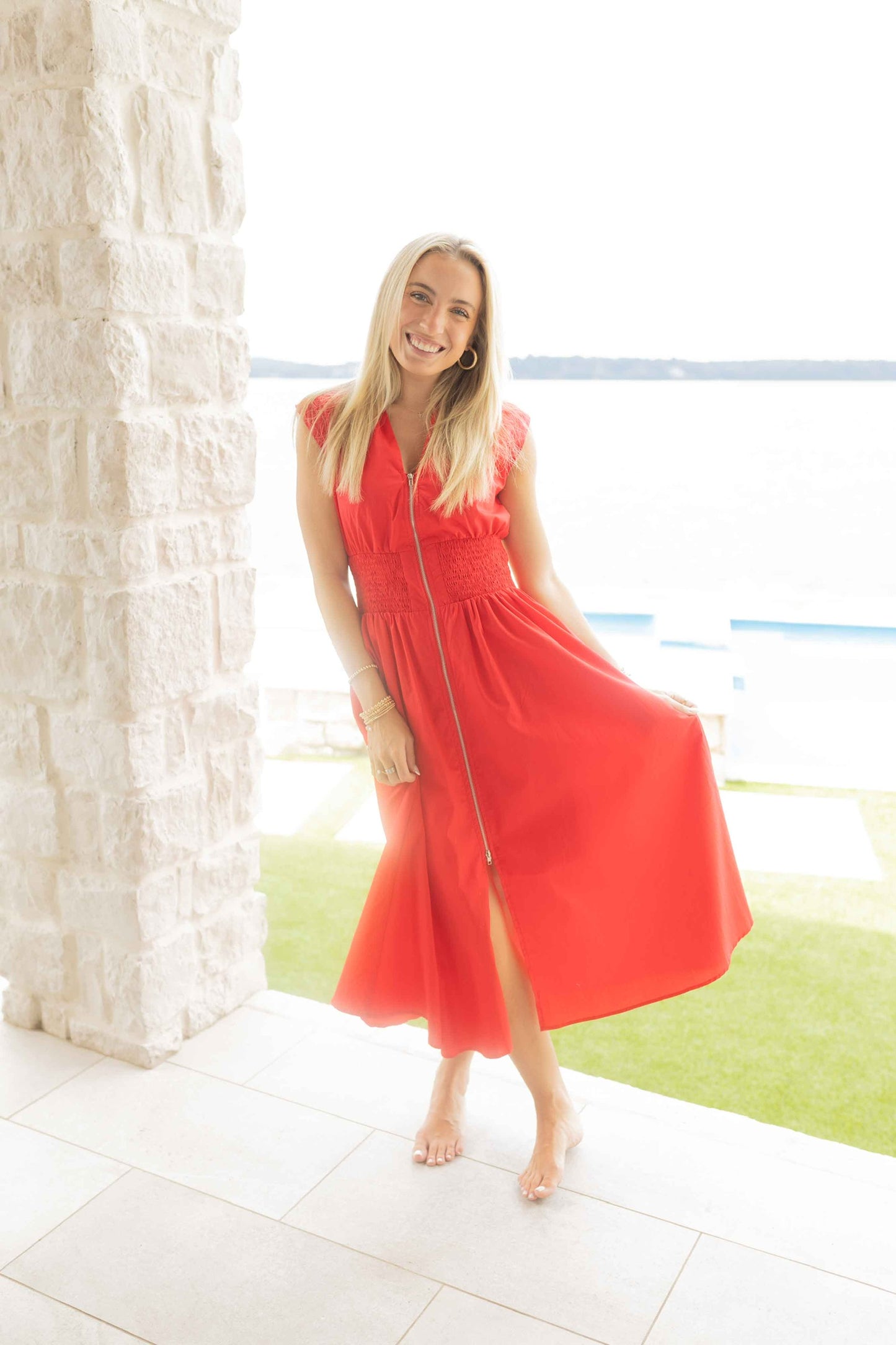 Sylvia Dress - Red