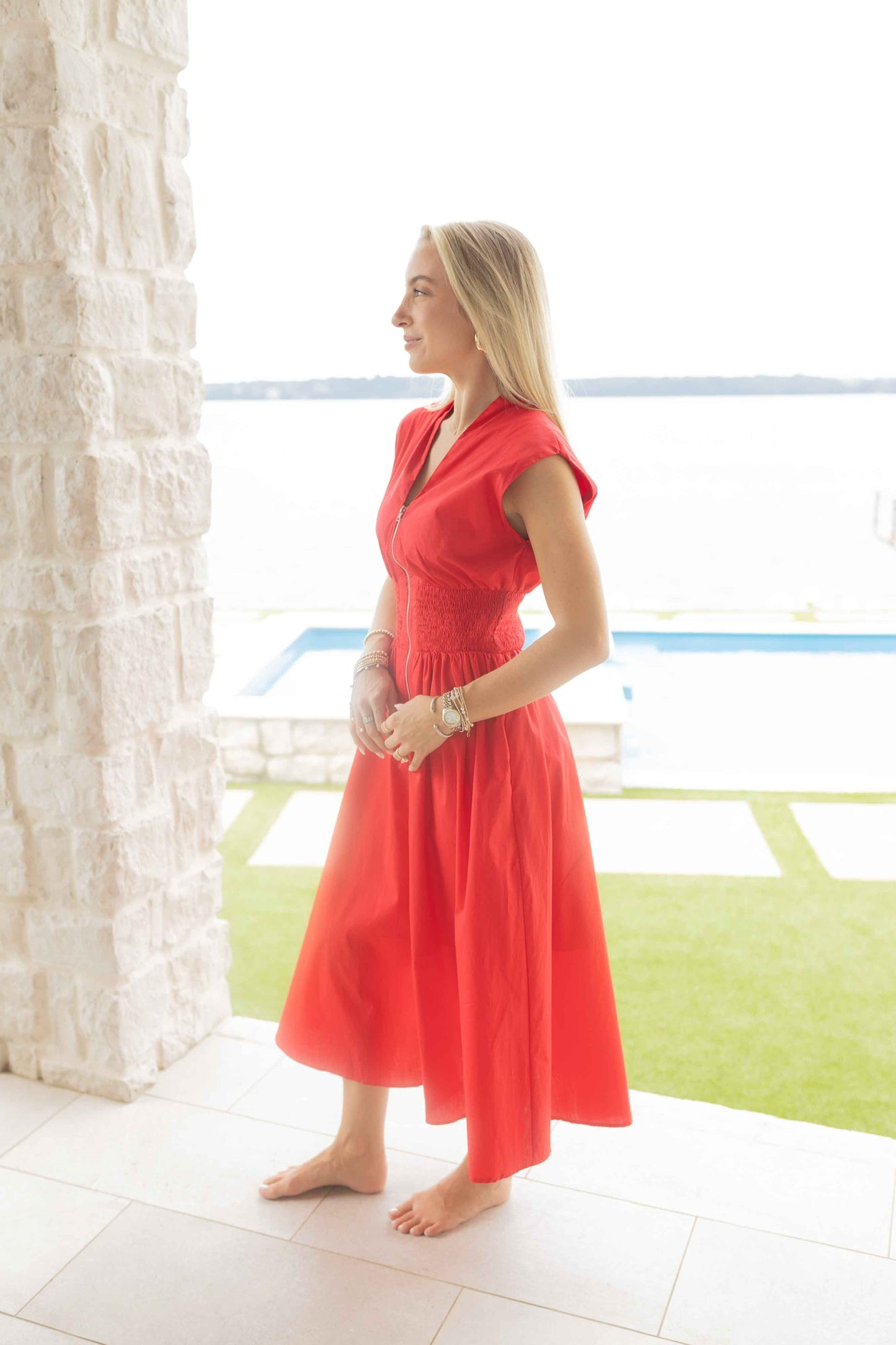 Sylvia Dress - Red