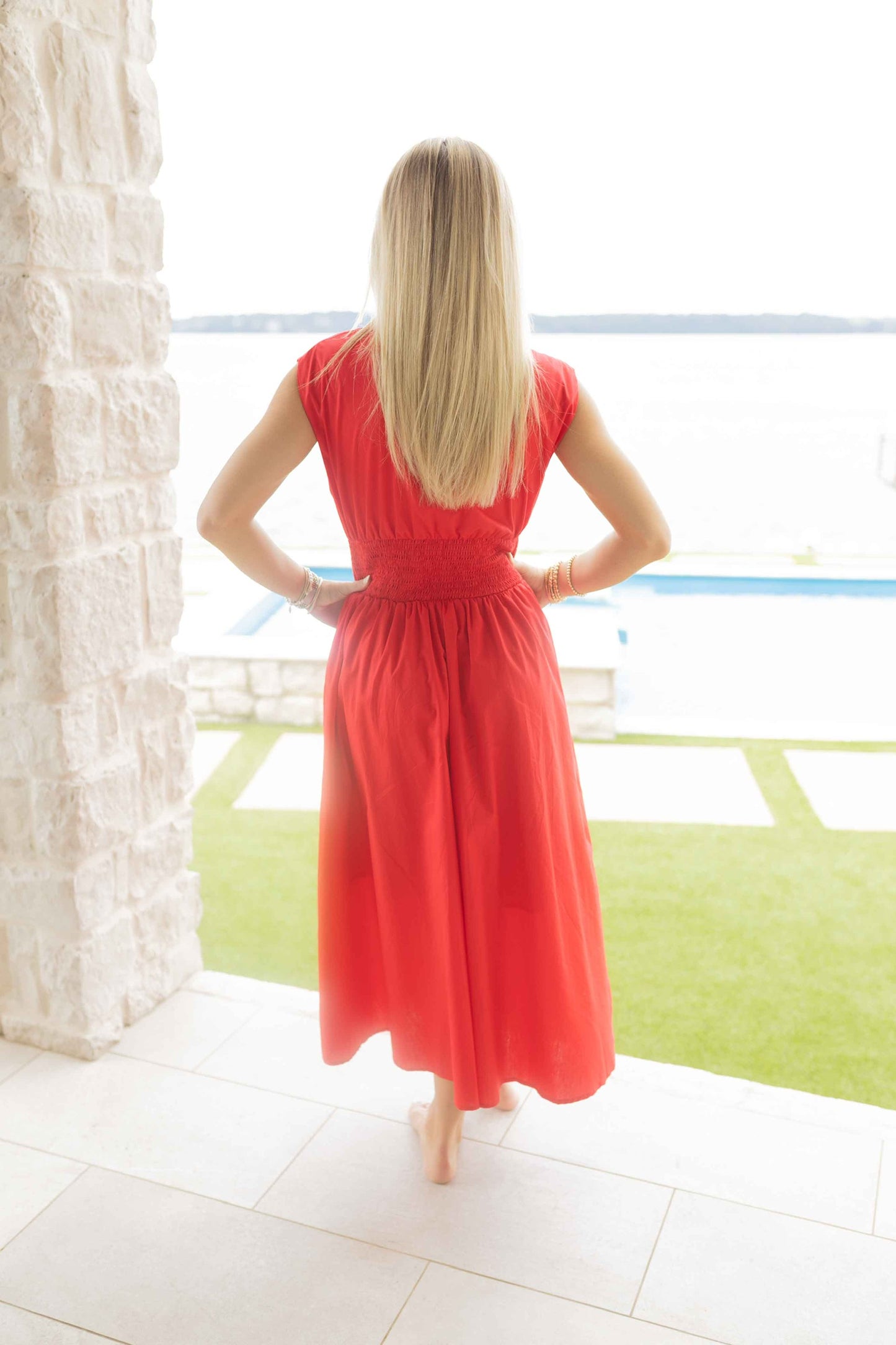 Sylvia Dress - Red