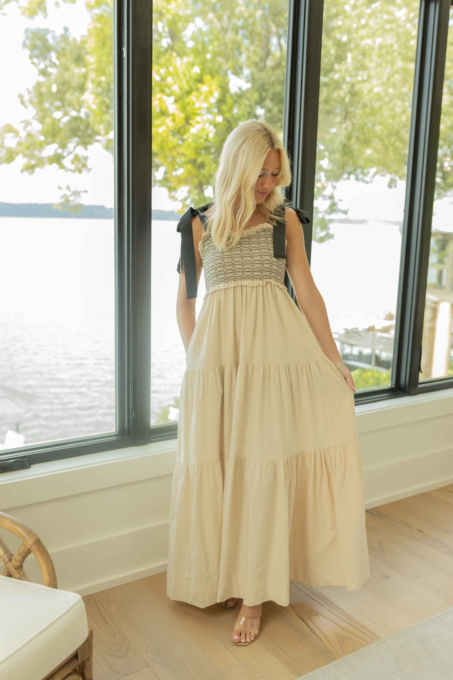 Lara Dress - Taupe