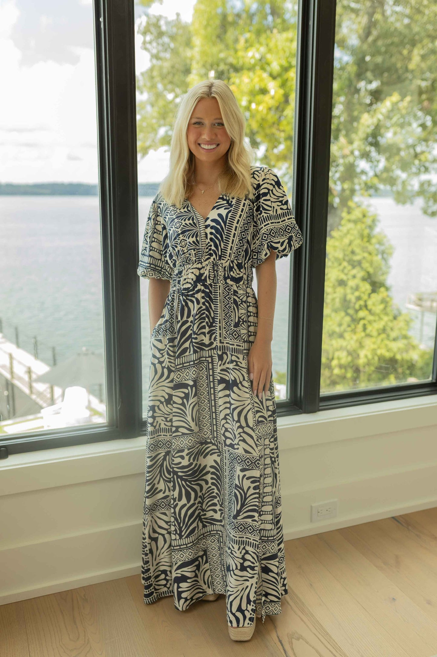 Emmy Dress - Navy