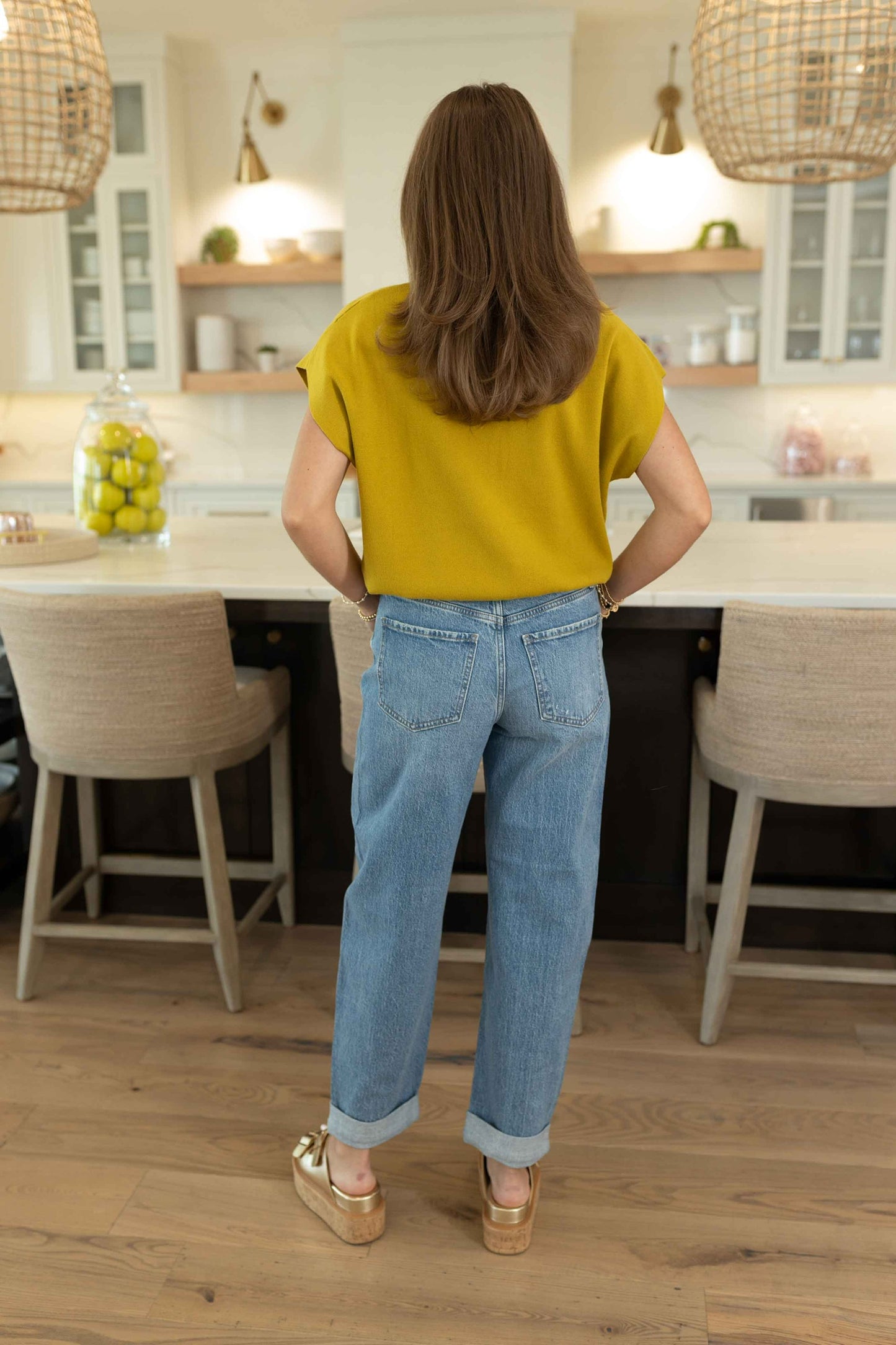 Margot Mock Neck Sweater - Pistachio
