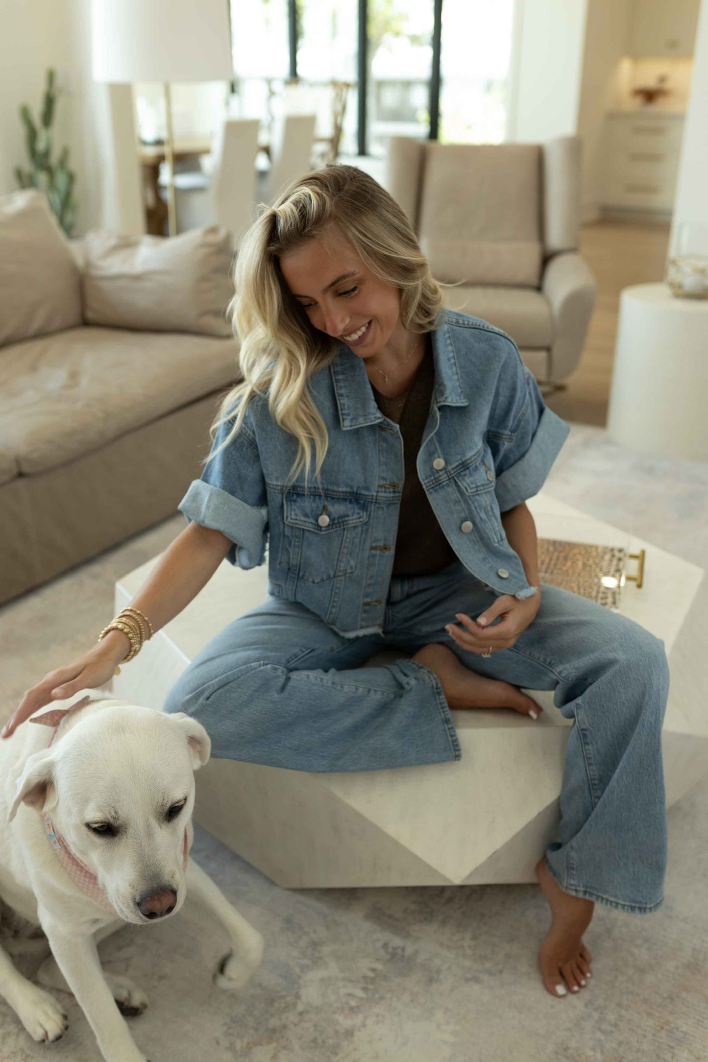 Axel - Cropped Denim Jacket