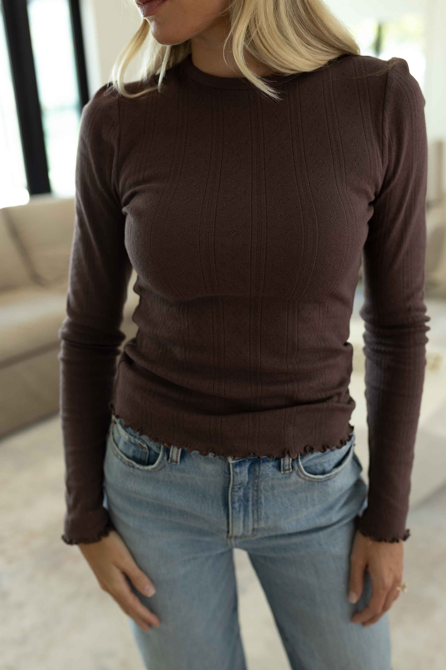 Waverly Everyday Crewneck - French Roast