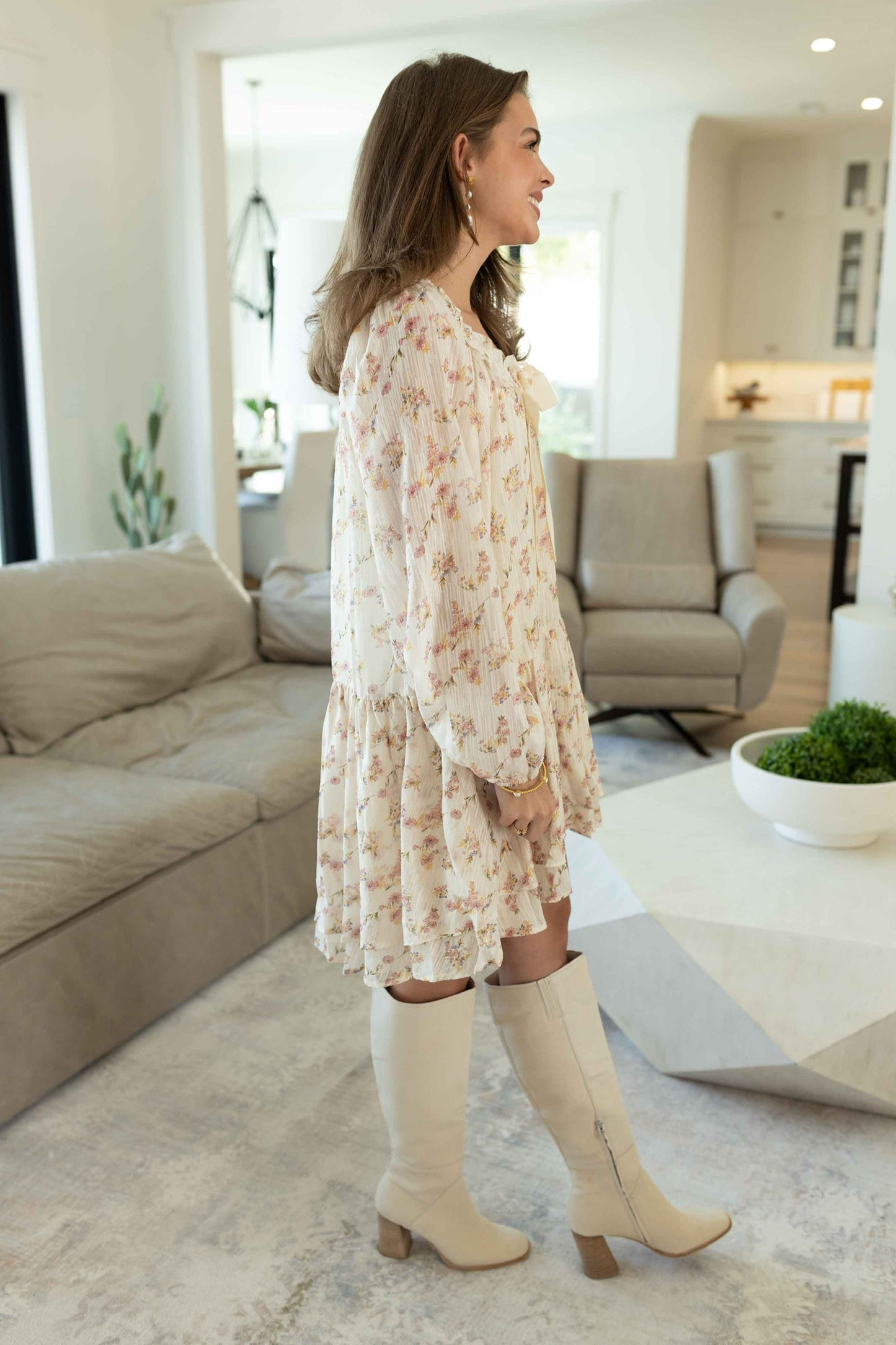 Soft Petals Dress