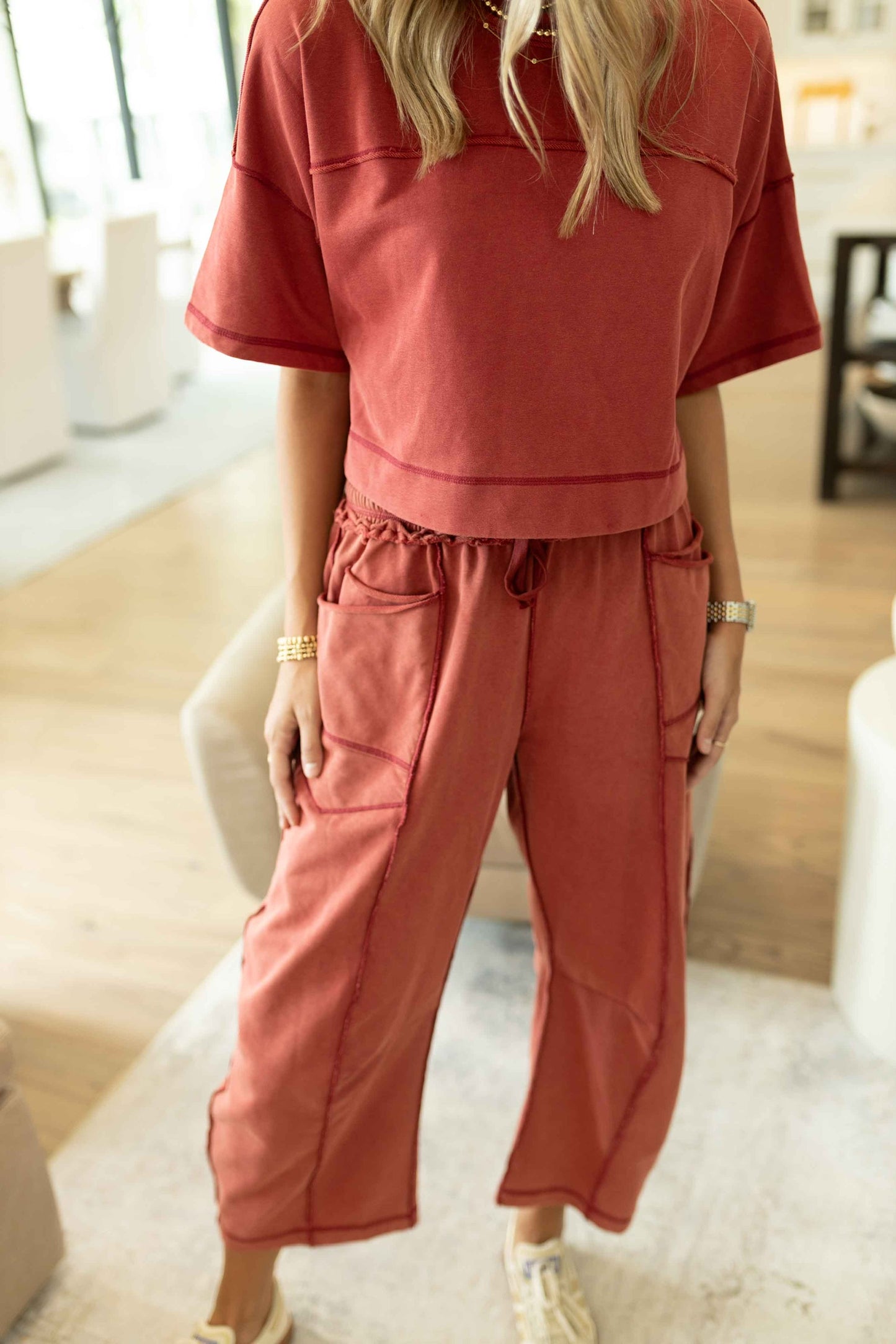 Clem Set - Faded Brick Red
