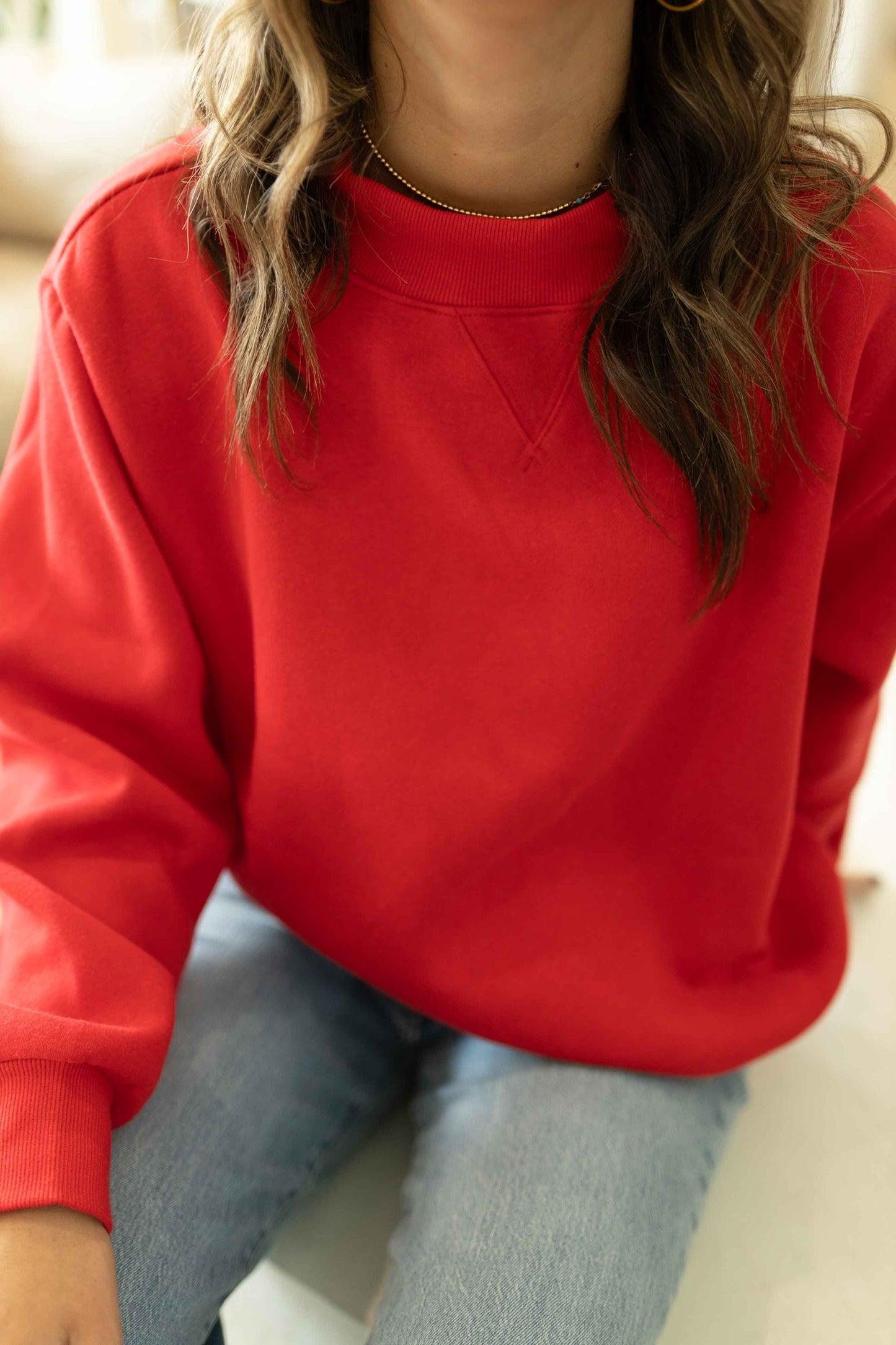 Harper Sweatshirt - Red