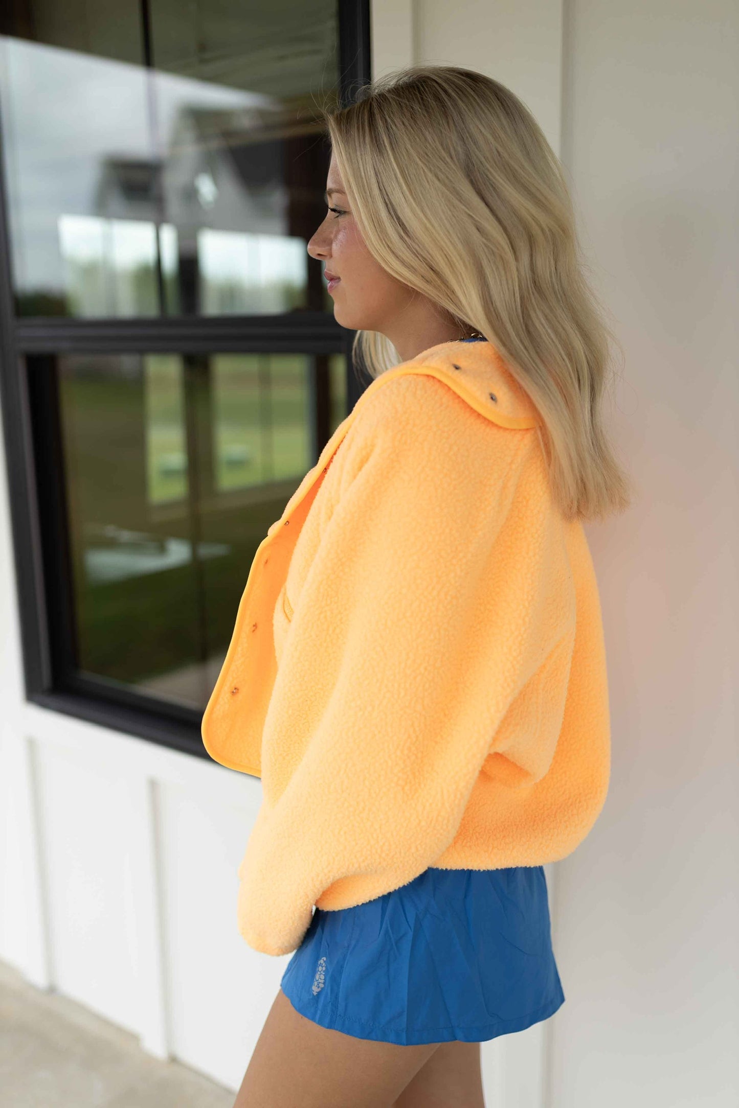Hit The Slopes Jacket - Neon Clementine