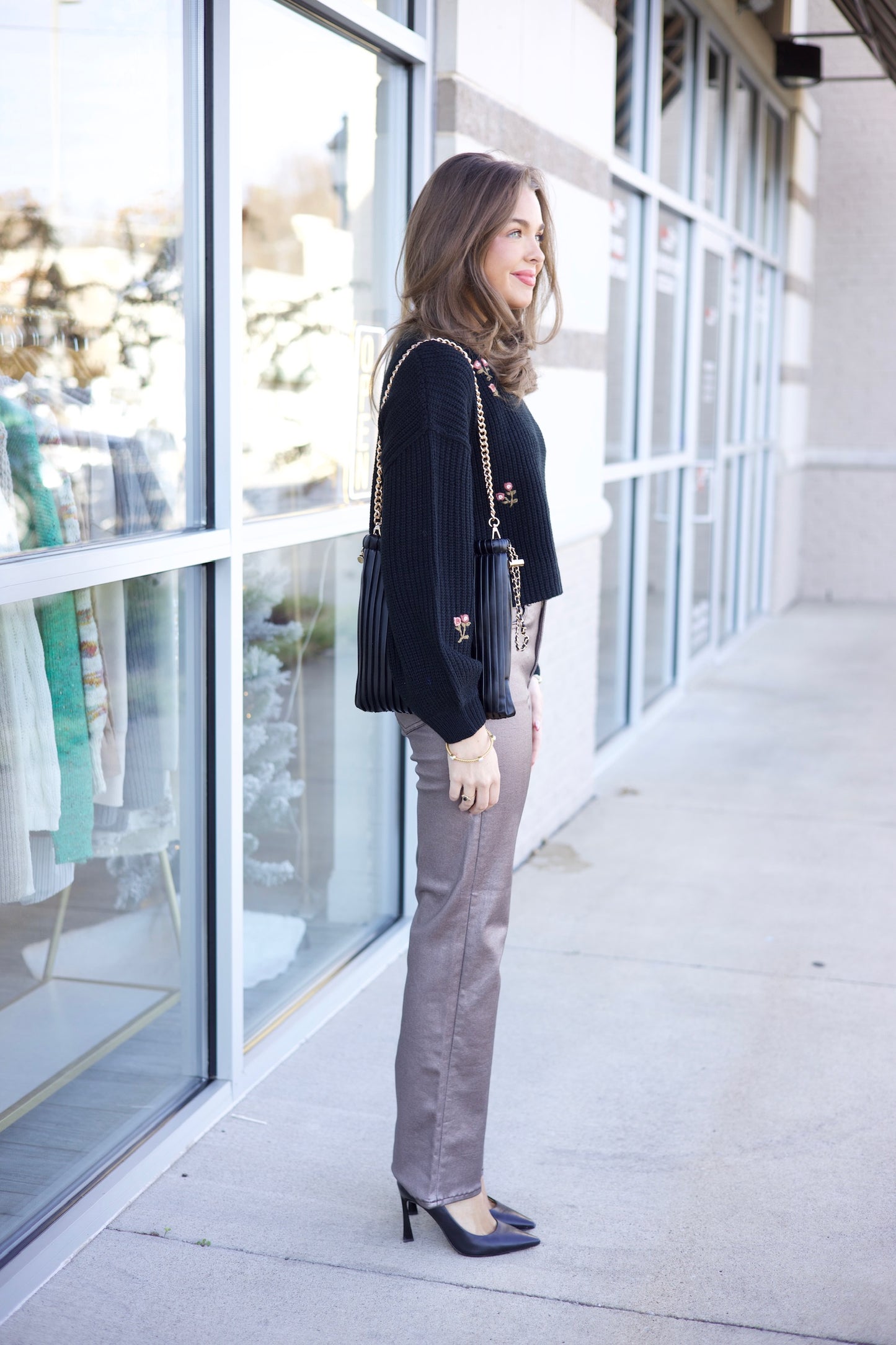 Sundaze High Rise Vintage Straight Jean - Coated Penny
