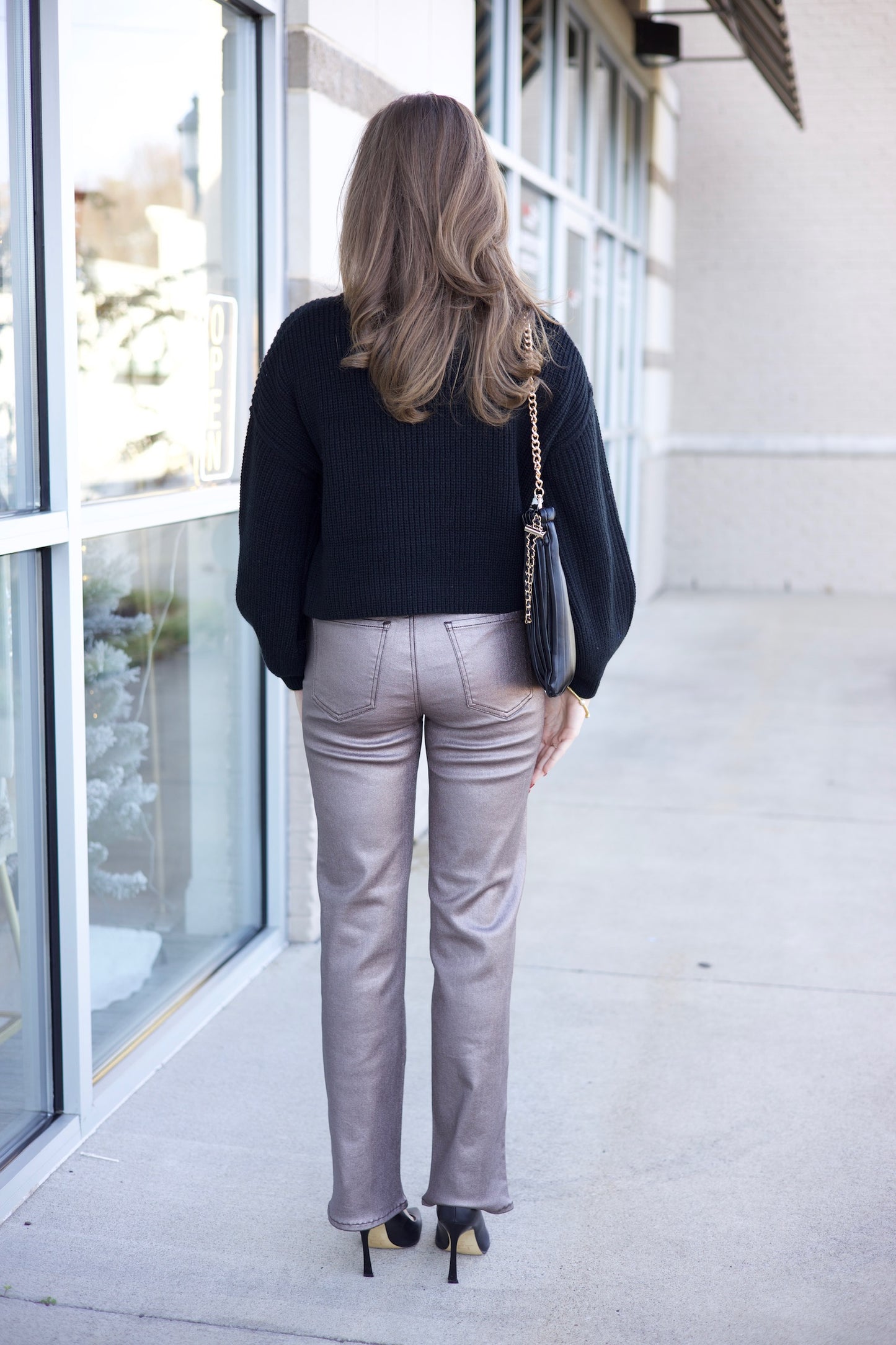 Sundaze High Rise Vintage Straight Jean - Coated Penny