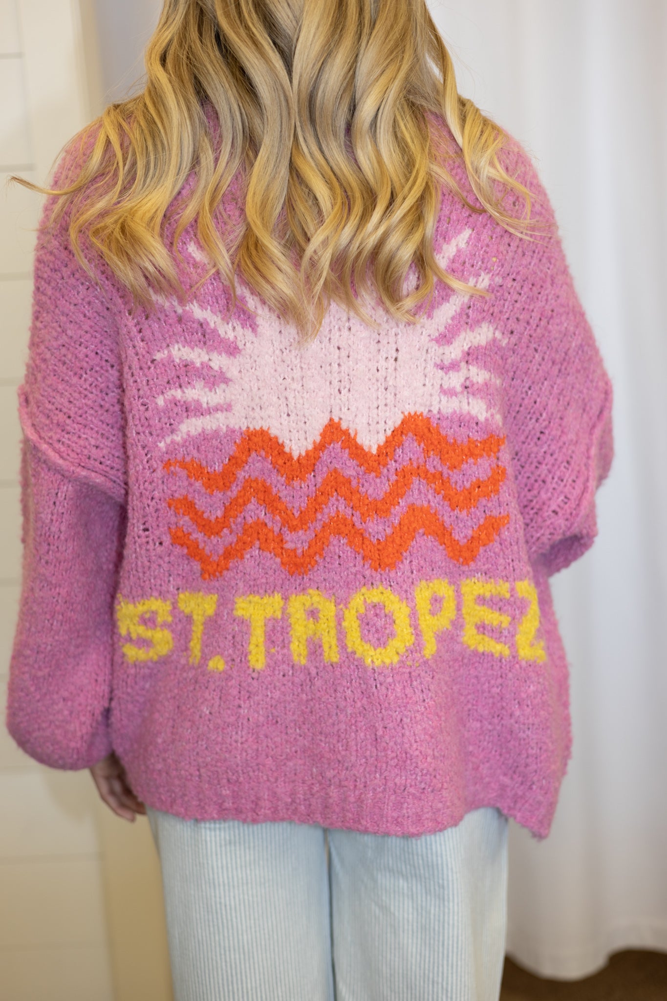 Kelly Fuchsia Sweater Cardigan