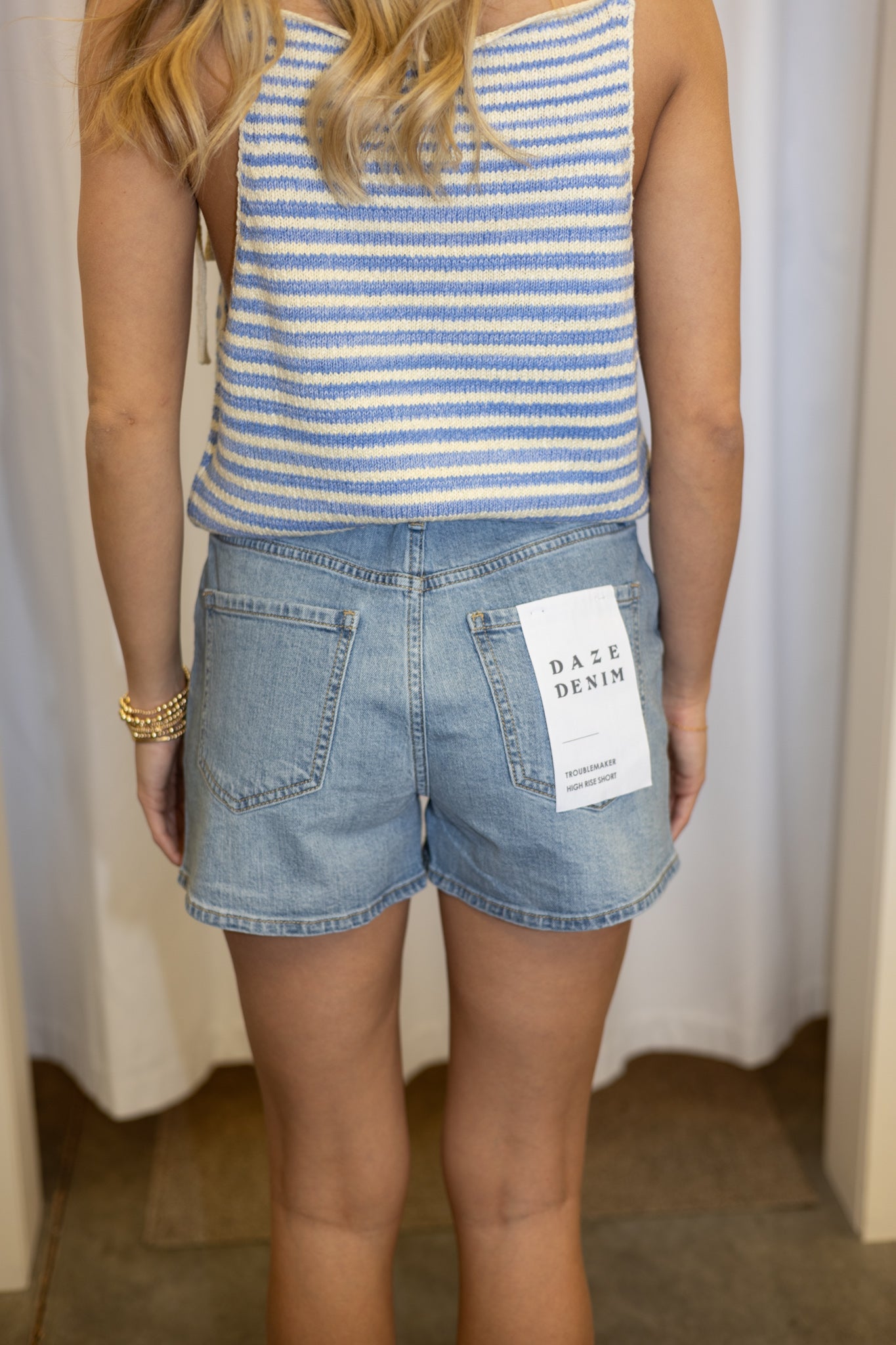 Daze Denim - Troublemaker Short - Marina Vintage