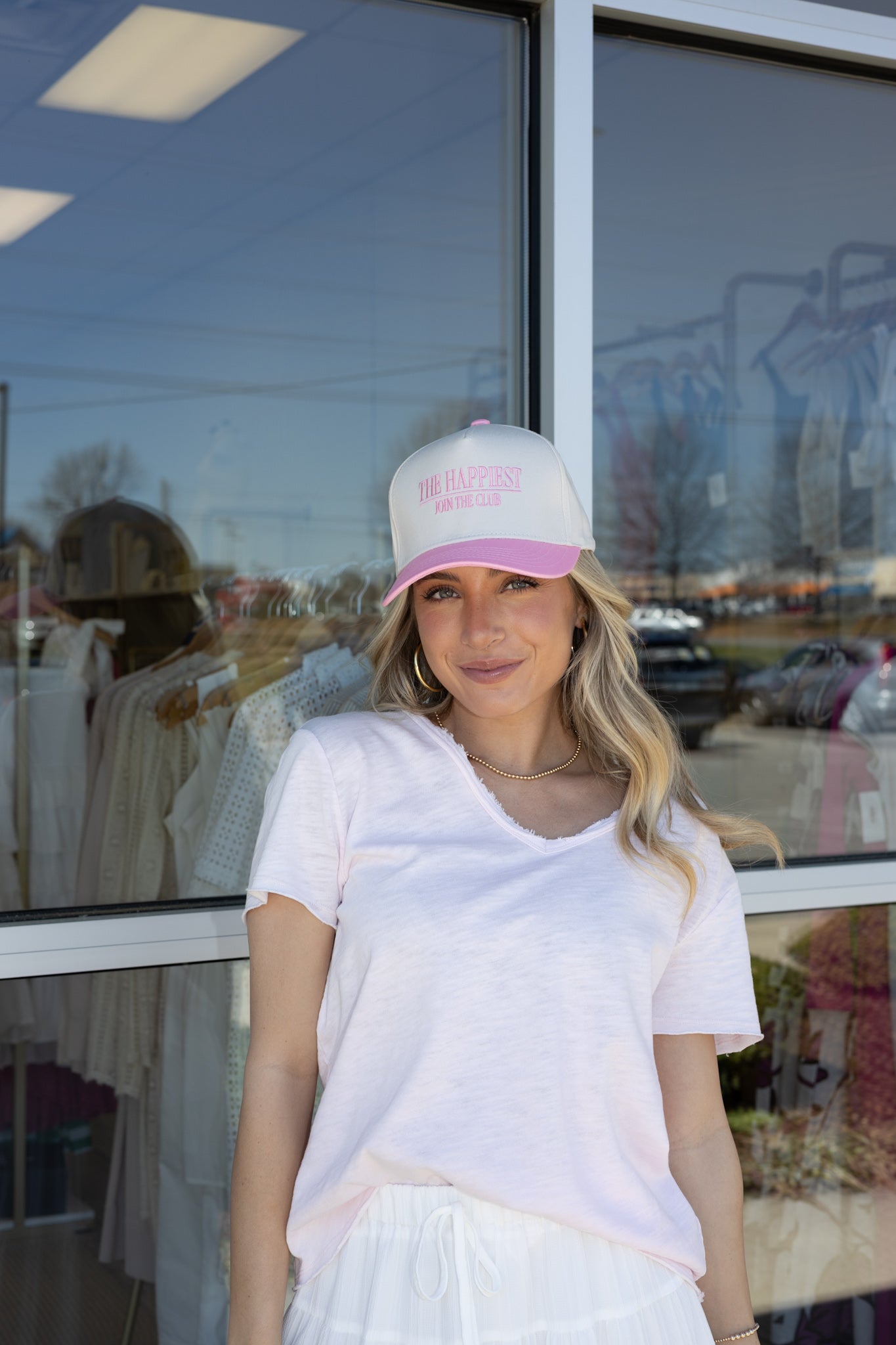 Dear John - Vanya Top - Pink A Boo