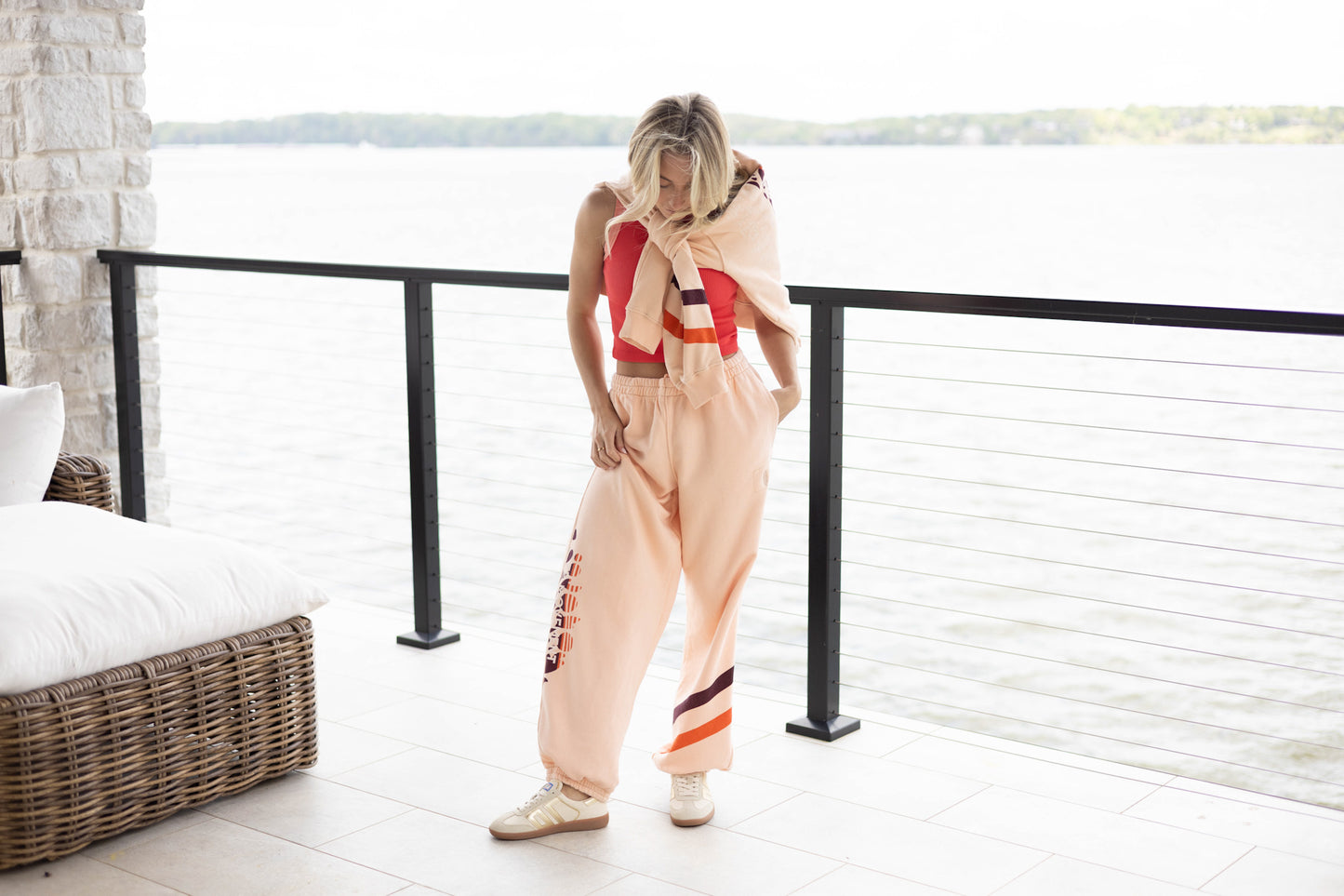 All Star Pant Logo - Pastel Peach