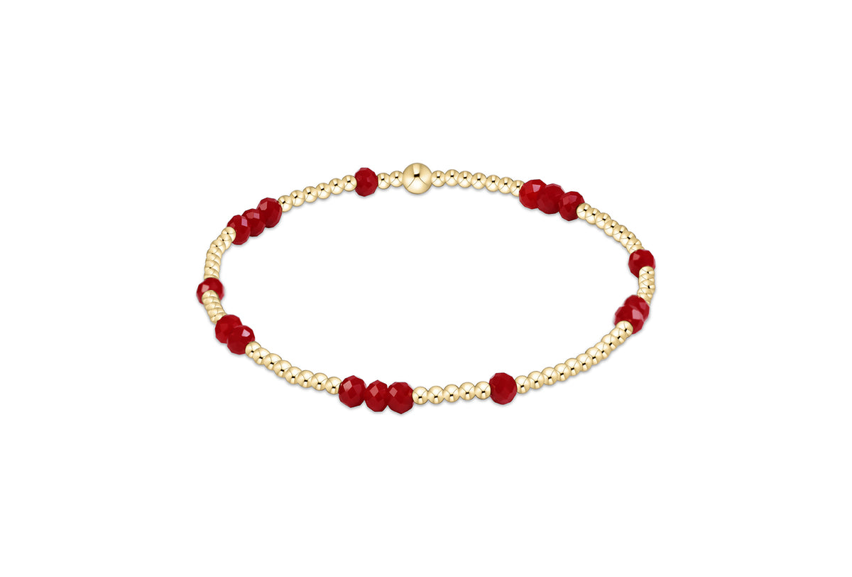 ENEWTON - Gameday Flirty Hope Unwritten Bracelet - Crimson