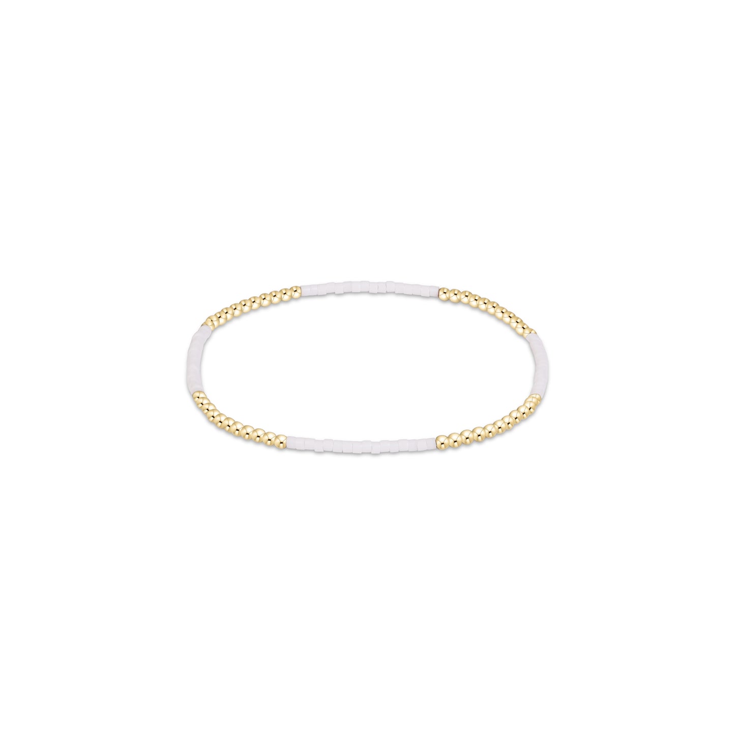 ENEWTON - Gameday Hope Blissful Bracelet - White