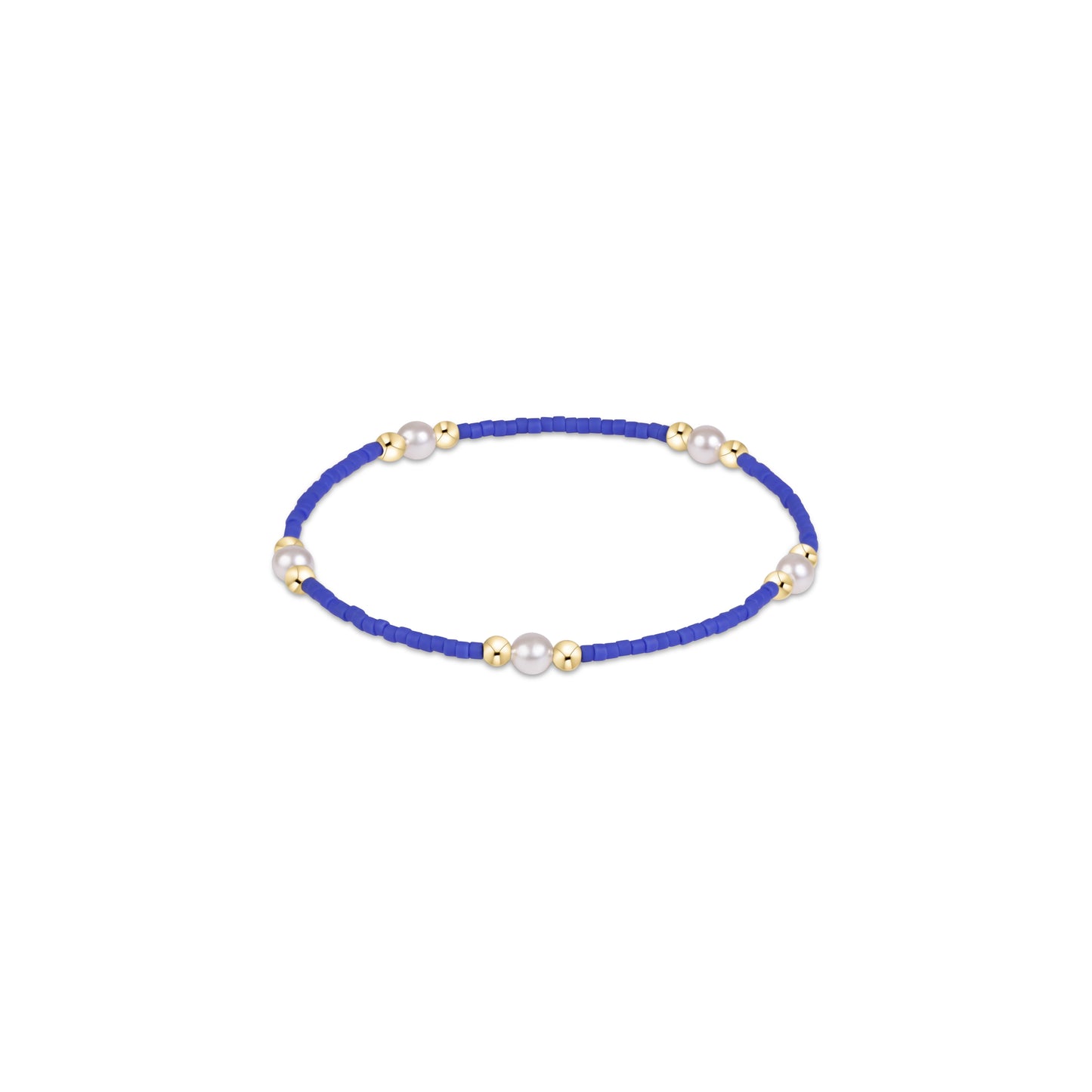 ENEWTON - Gameday Hope Purpose Pearl Bracelet Blue