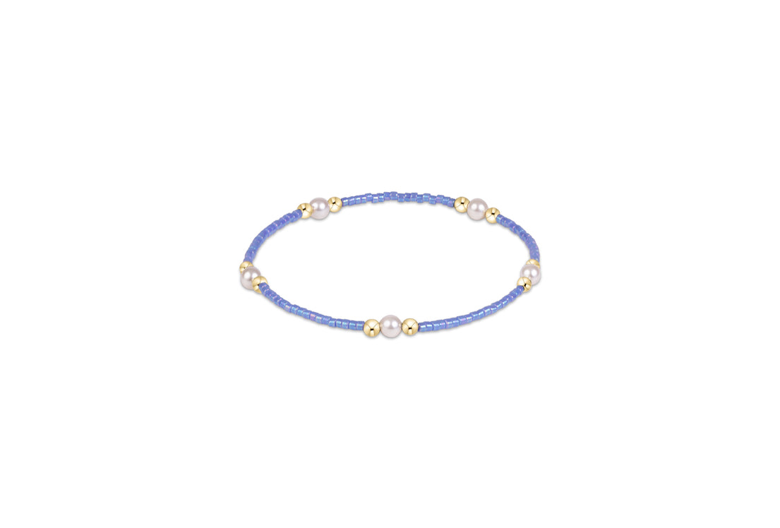 ENEWTON - Hope Purpose Pearl Bracelet - Bright Blue