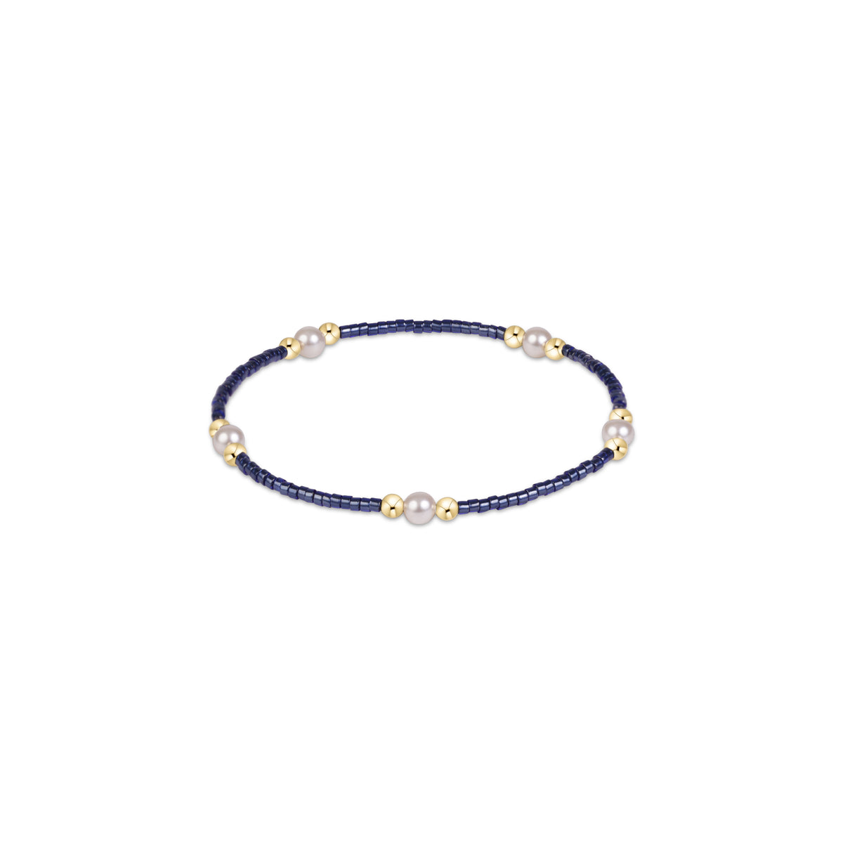 ENEWTON - Hope Purpose Pearl Bracelet - Navy