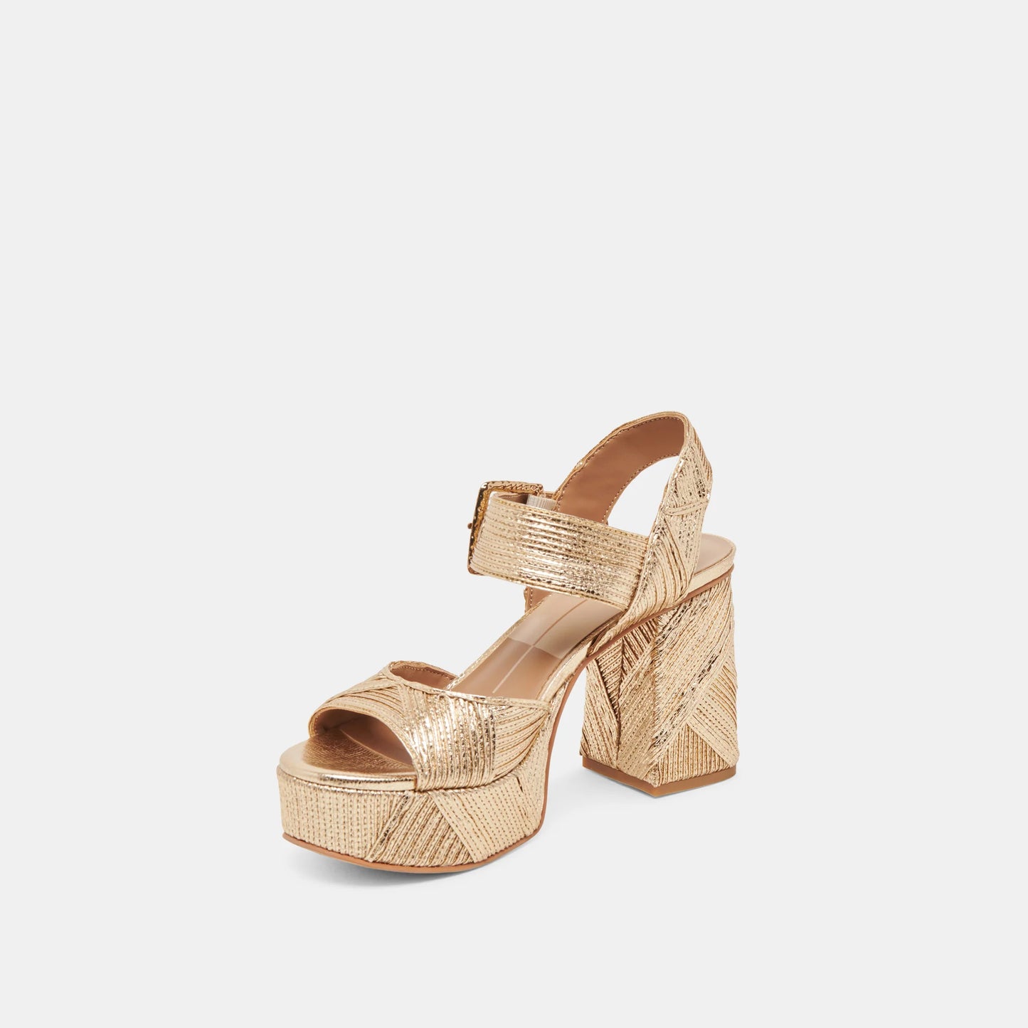 Bobby Deco Heels - Gold Woven Stella