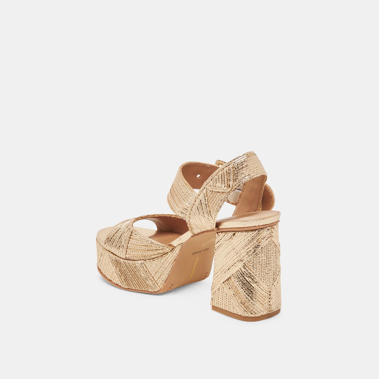 Bobby Deco Heels - Gold Woven Stella
