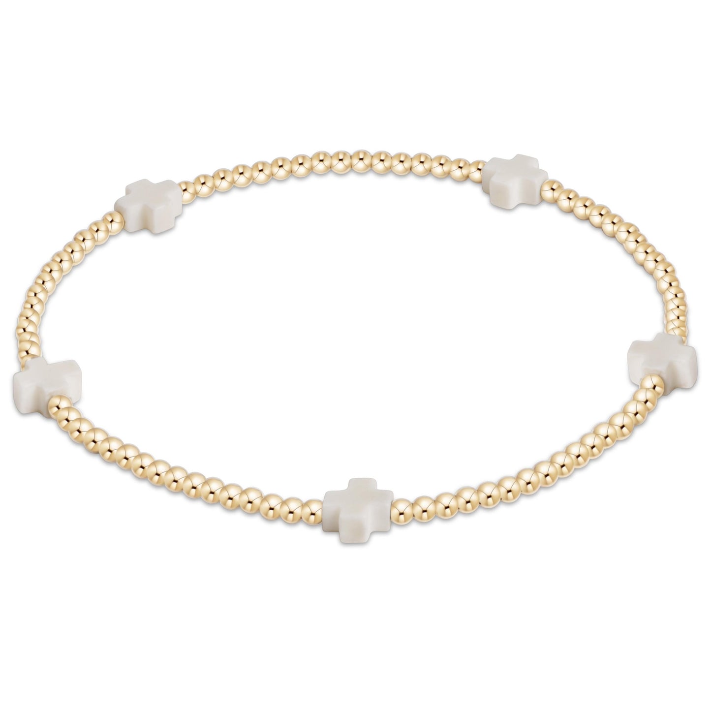 Egirl - Signature Cross Small 2mm - White