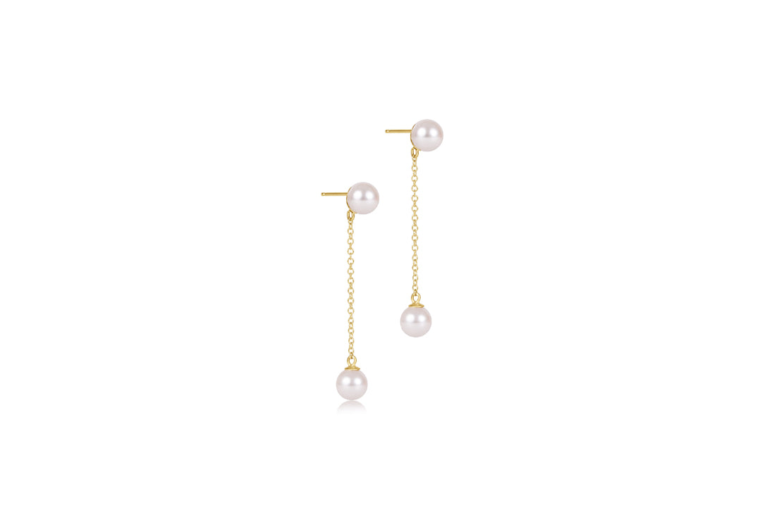 ENEWTON- Simplicity Chain Gold Drop - Pearl 6mm