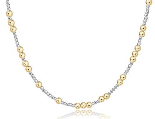 ENEWTON - 17" CHOKER HOPE UNWRITTEN - 4MM MIXED METAL