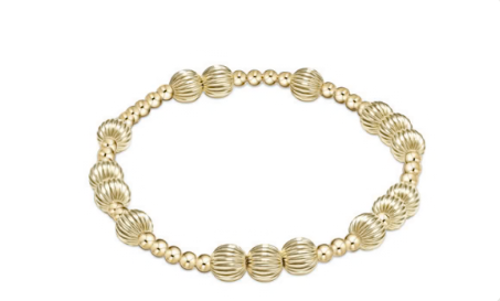 Hope Unwritten Dignity 6mm Bead Bracelet - Gold