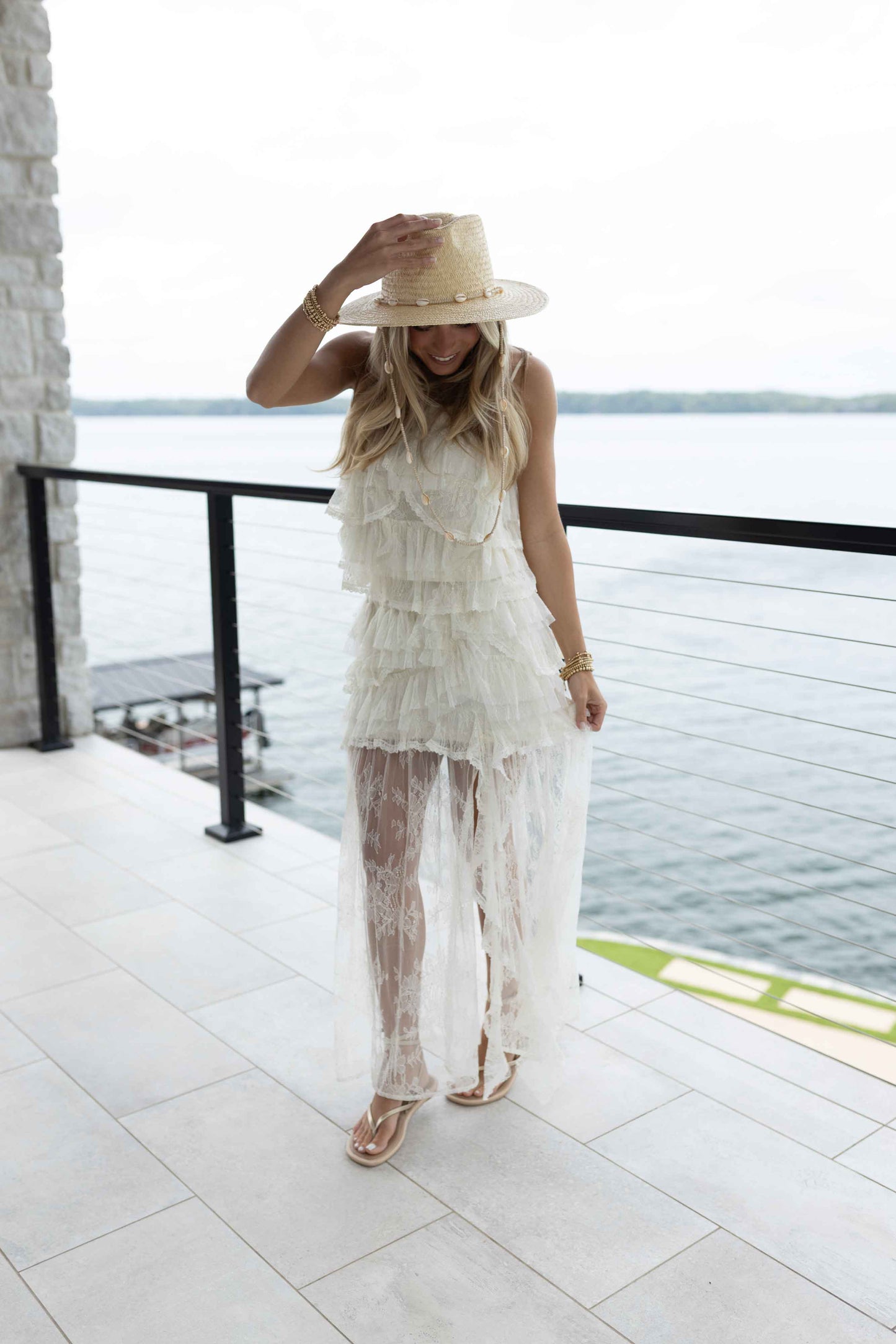 Leila Lace Set - Cream