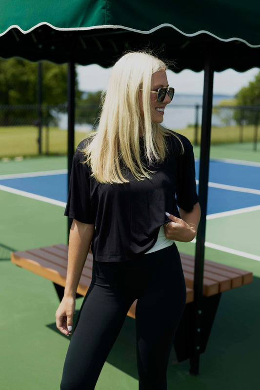 Splits59 - Djuna Oversized Jersey Tee - Black