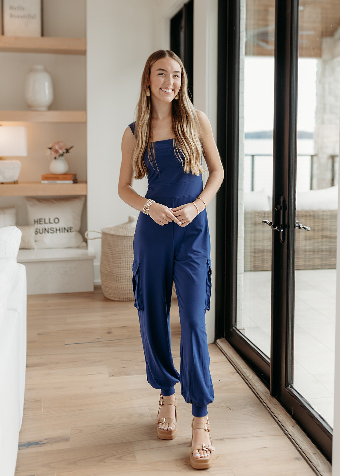 Susana Monaco - Cargo Wide Strap Jumpsuit