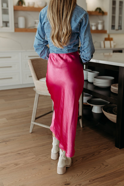 Manhattan Dream Skirt - Hot Pink