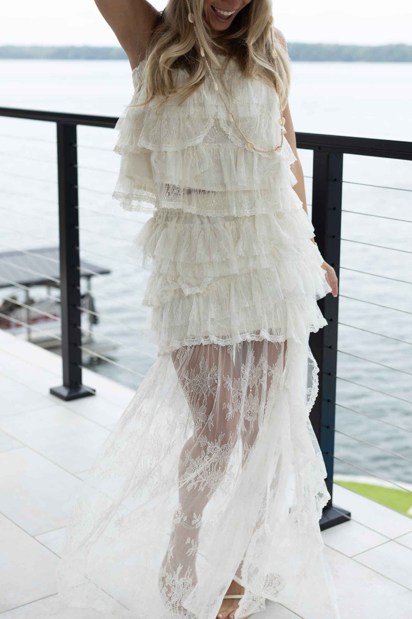 Leila Lace Set - Cream