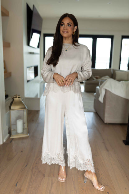 MM - Lace Culotte Pants