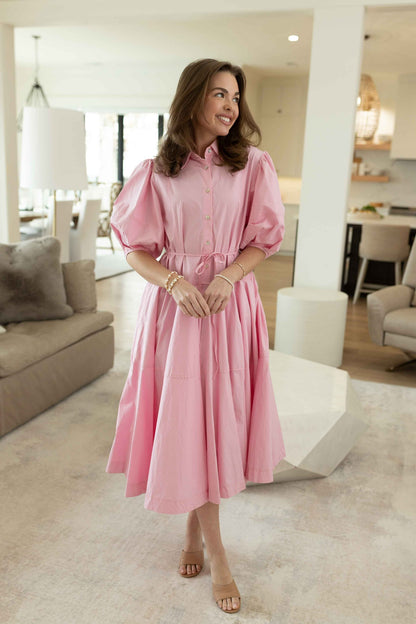 Eleni Dress - Pink