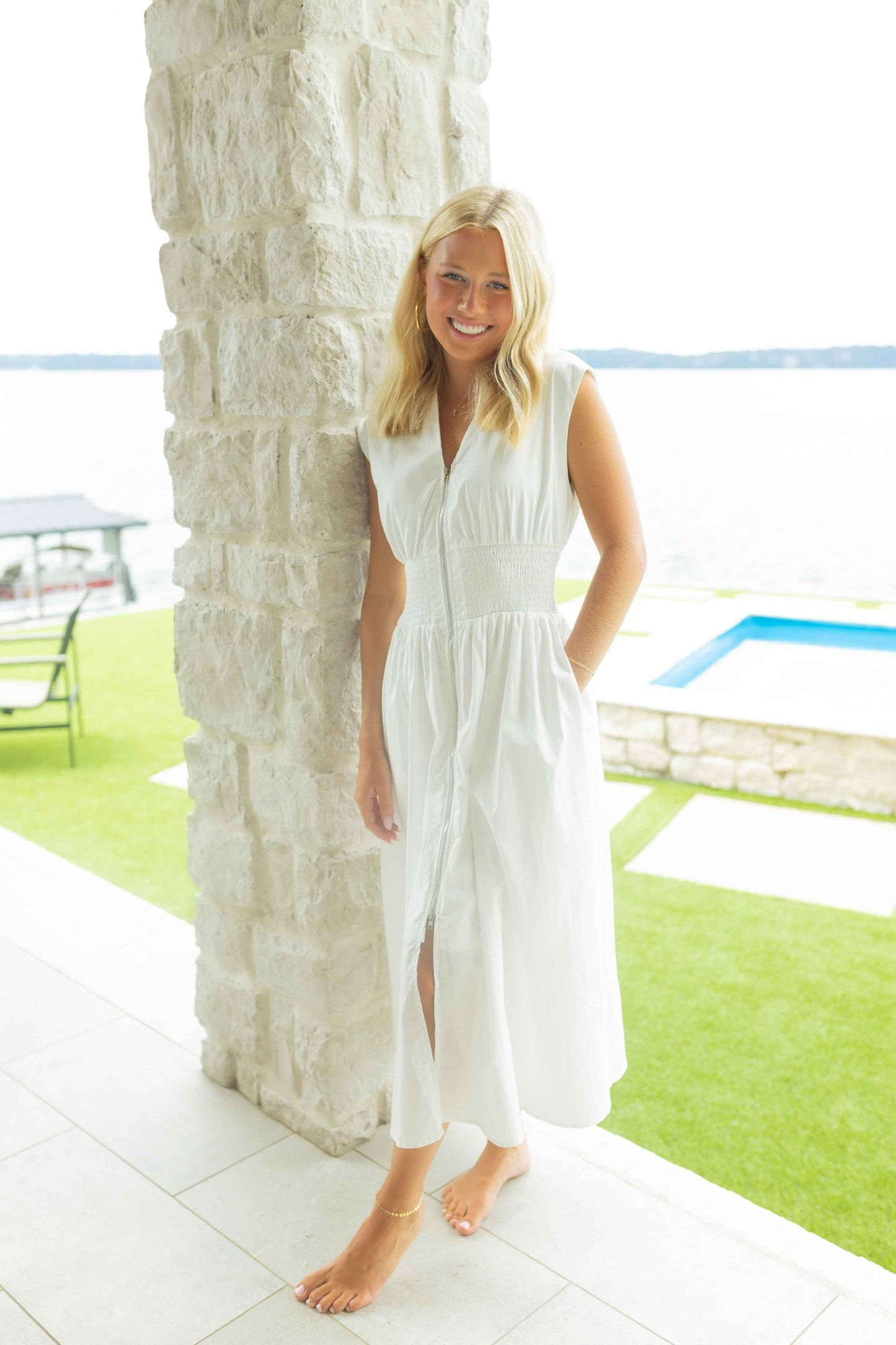 Sylvia Dress - Off White
