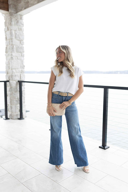 Nelly Knit Top - Pure White