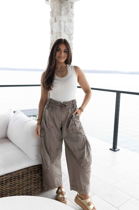 Onset Parachute Pant - Dusted Cocoa