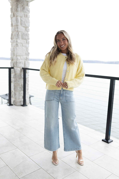 Buttercup Cardigan - Light Yellow
