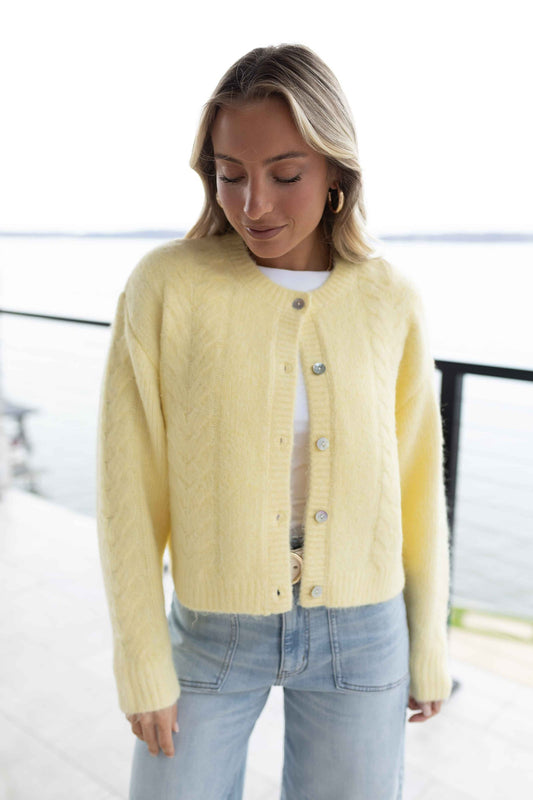 Buttercup Cardigan - Light Yellow