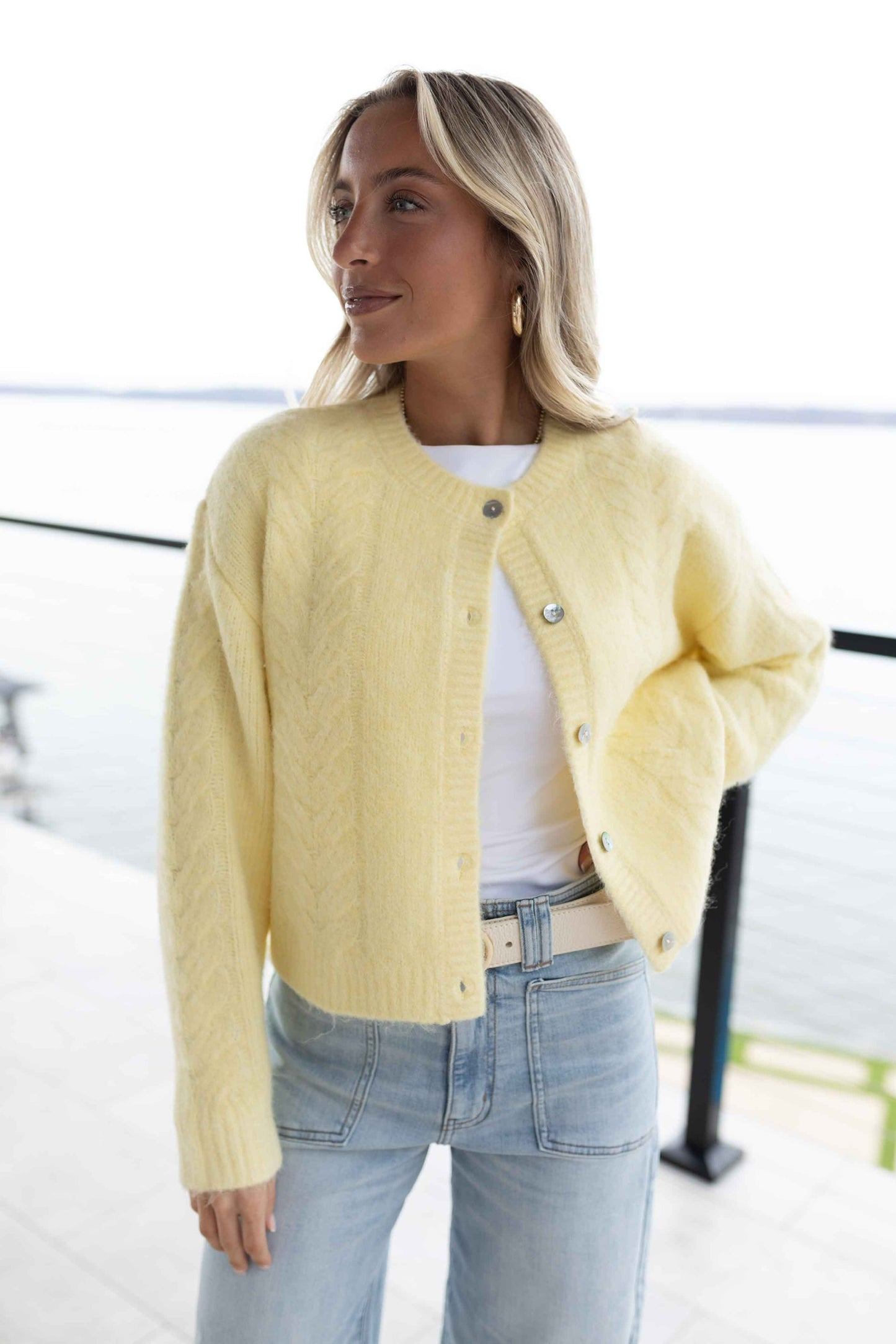 Buttercup Cardigan - Light Yellow