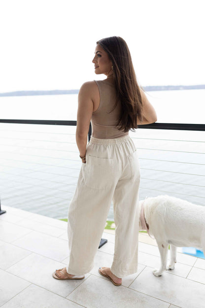 Chambers Laid Back Pull On Pant - Summer Sand