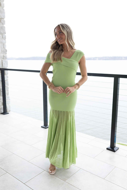 Rowan Sweater Dress - Light Green