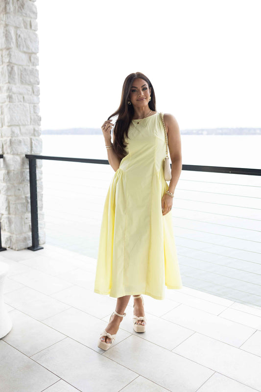 Julianna Dress - Yellow