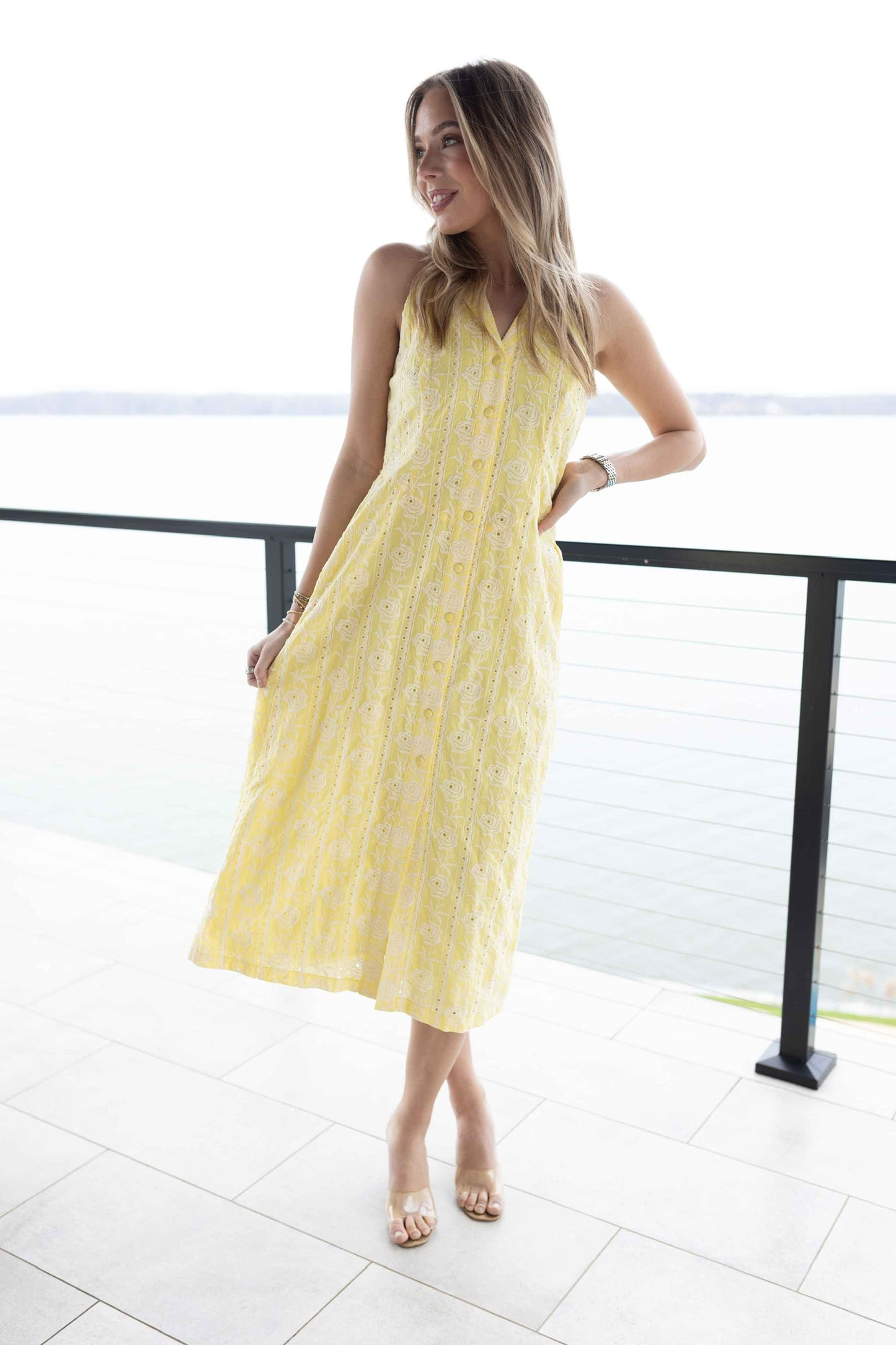 Hazel Dress - Light Yellow
