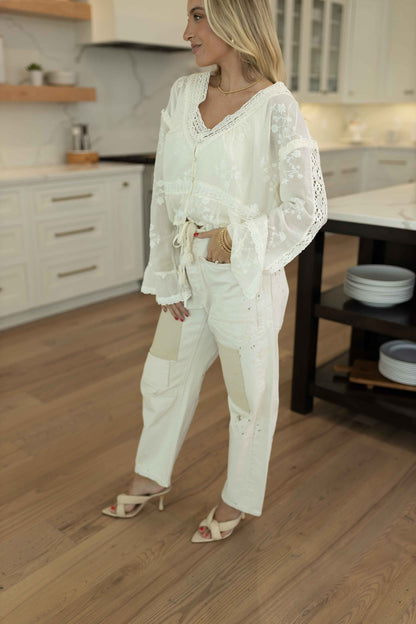 Sweet Love Blouse - Egret