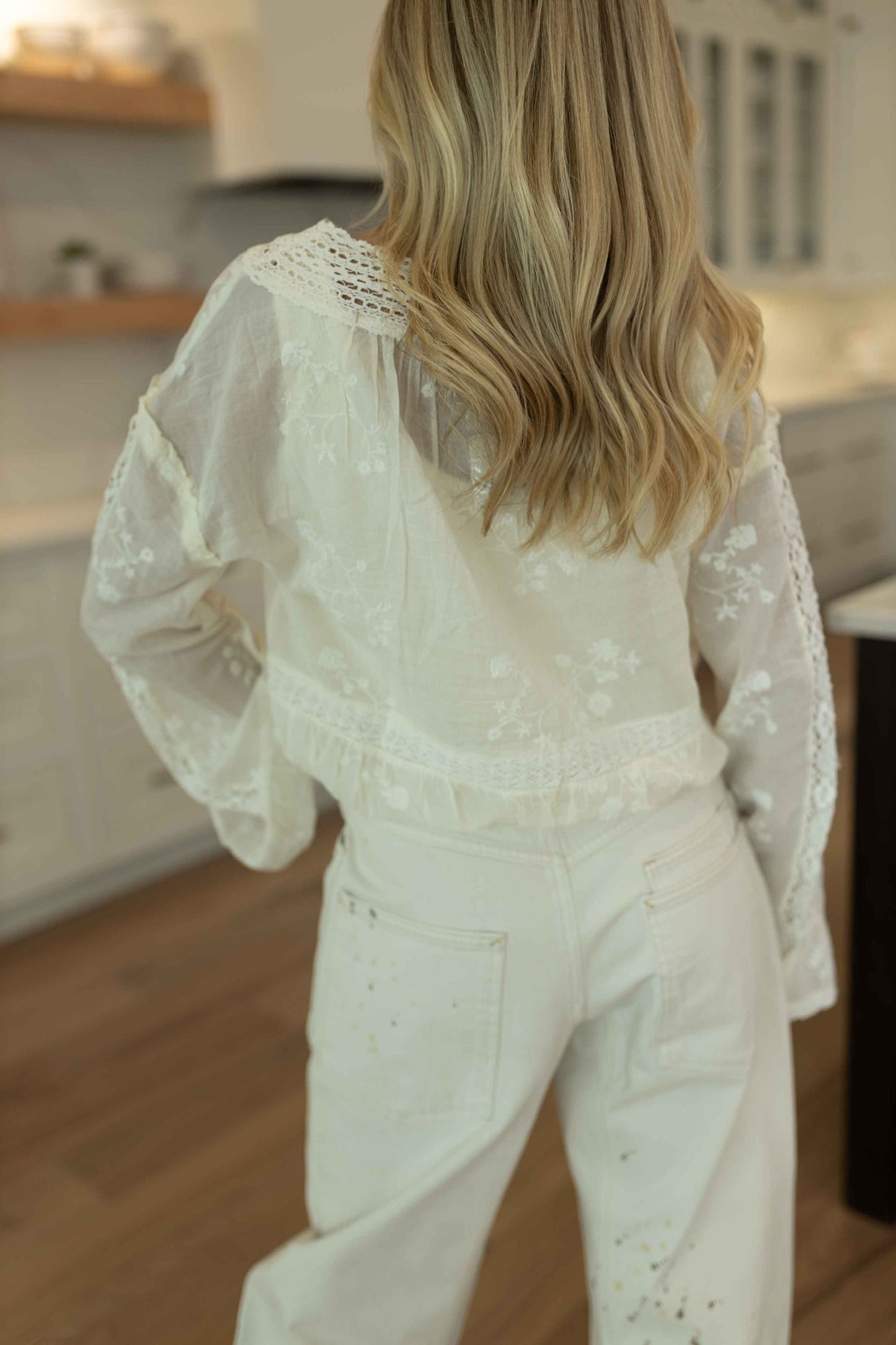Sweet Love Blouse - Egret