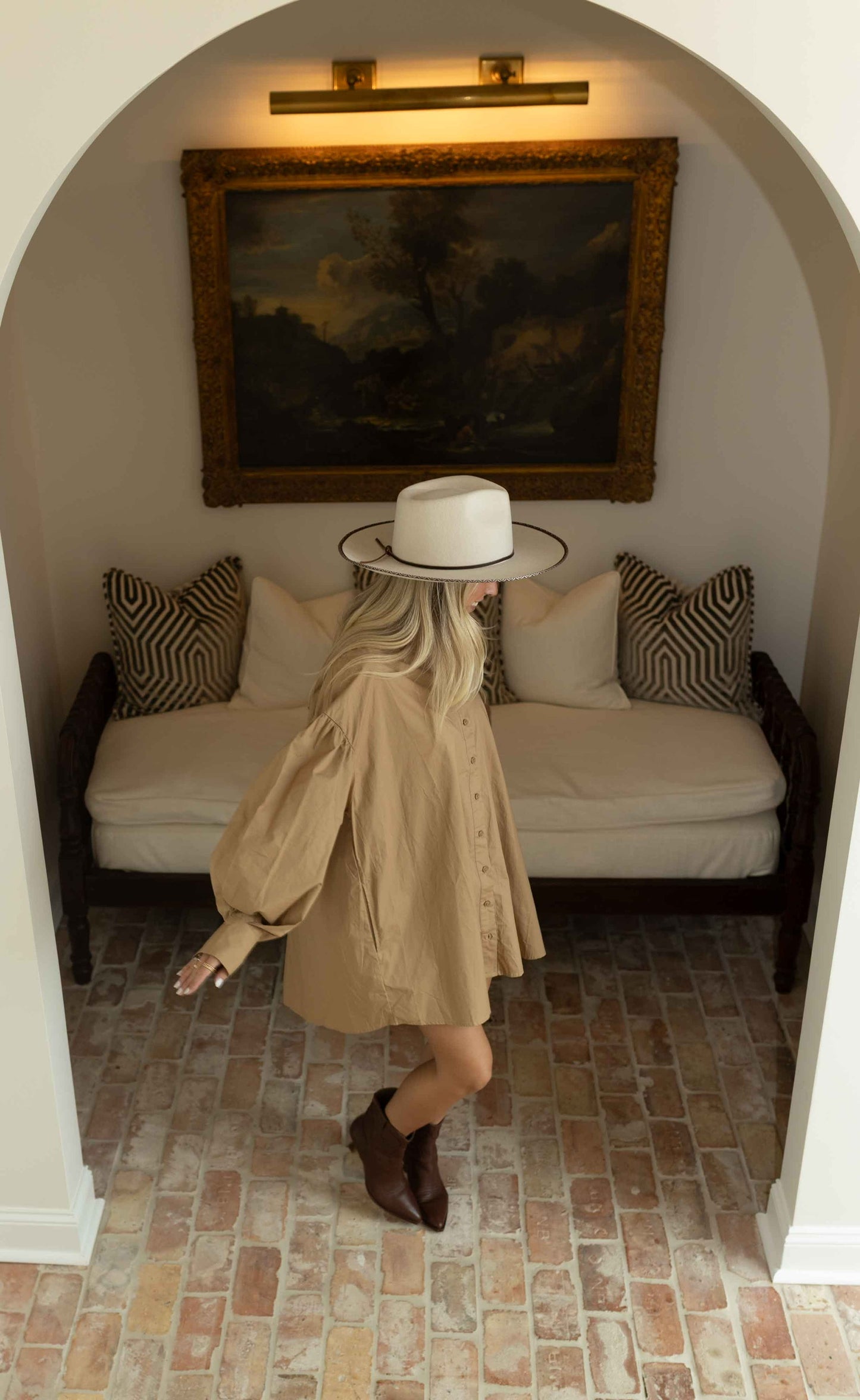 Modern Ease Shirt Dress - Mocha