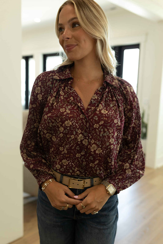 Amethyst Bloom Top
